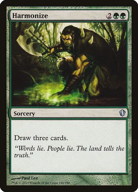 Harmonize, Magic card C13 148 — Commander 2013 set