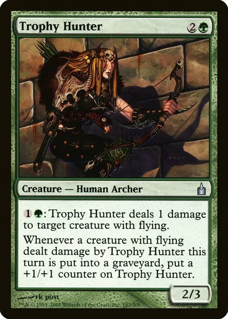Trophy Hunter, Magic card RAV 187 — Ravnica: City of Guilds set