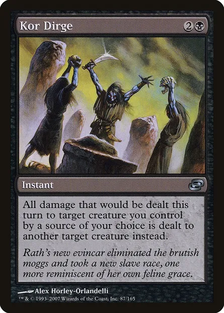 Kor Dirge, Magic card PLC 87 — Planar Chaos set