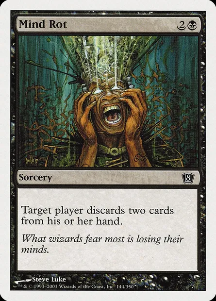 Mind Rot, Magic card 8ED 144 — Eighth Edition set