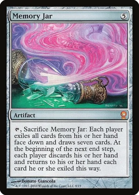 Jarre-mémoire, carte Magic V10 8 — extension From the Vault: Relics