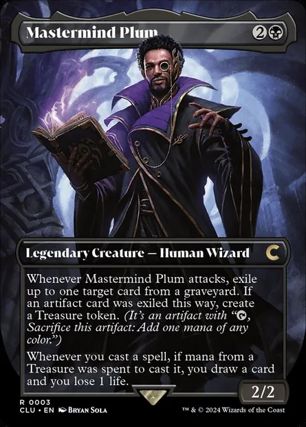 Mastermind Plum, carte Magic CLU 3 — extension Ravnica: Clue Edition