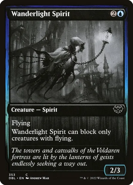 Wanderlight Spirit, Magic card DBL 353 — Innistrad: Double Feature set