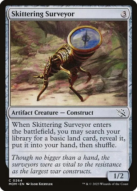 Skittering Surveyor, Magic card MOM 264 — March of the Machine set