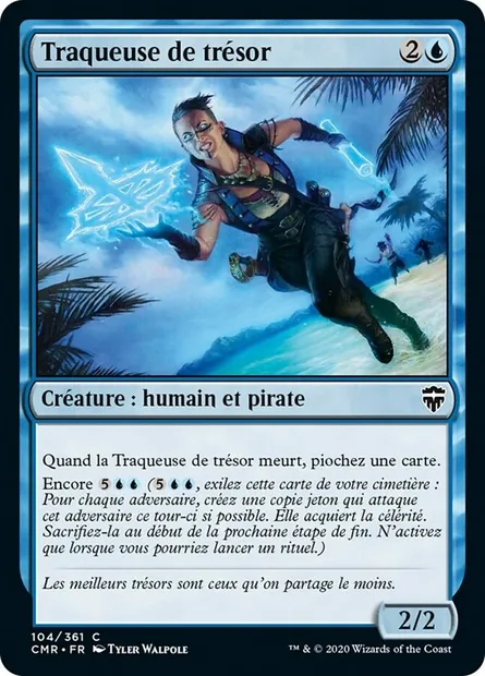 Traqueuse de trésor, carte Magic CMR 104 — extension Commander Legends