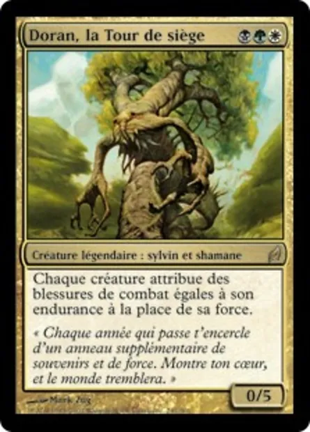 Doran, la Tour de siège, carte Magic LRW 247 — extension Lorwyn