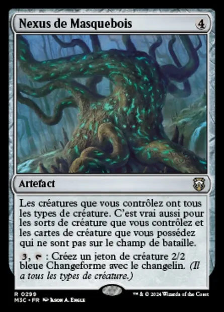 Nexus de Masquebois, carte Magic M3C 299 — extension Modern Horizons 3 Commander