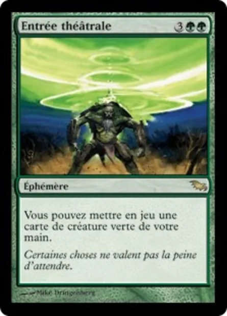 Entrée théâtrale, carte Magic SHM 111 — extension Sombrelande