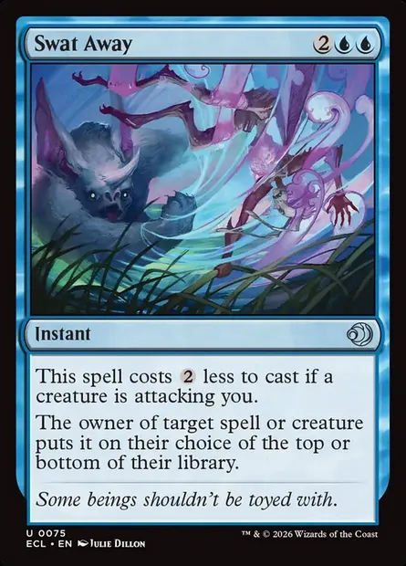 Swat Away, Magic card ECL 75 — Lorwyn Eclipsed set