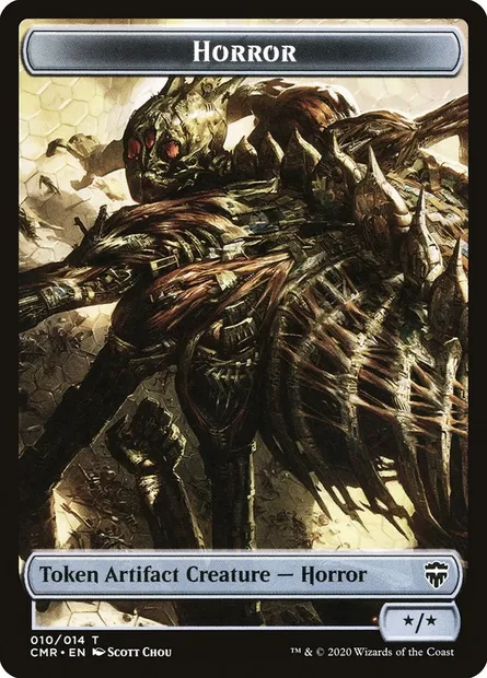 Horror, carte Magic TCMR 10 — extension Commander Legends Tokens