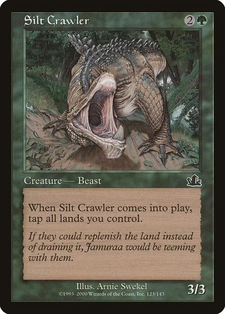 Silt Crawler, Magic card PCY 123 — Prophecy set
