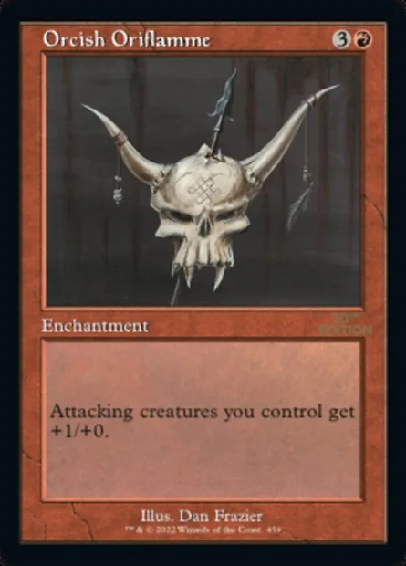 Oriflamme orque, carte Magic 30A 459 — extension 30th Anniversary Edition