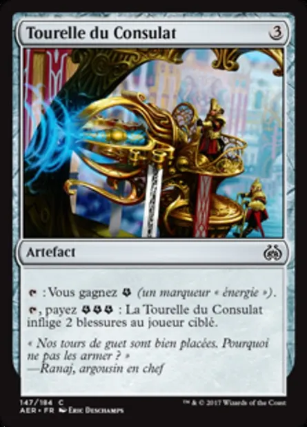 Tourelle du Consulat, carte Magic AER 147 — extension La révolte éthérique