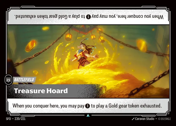 Treasure Hoard, carte Riftbound SFD 220 — extension Spiritforged