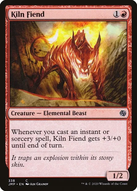 Kiln Fiend, Magic card JMP 338 — Jumpstart set