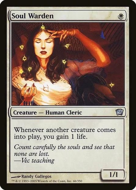 Garde des âmes, carte Magic 9ED 46★ — extension Neuvième Edition