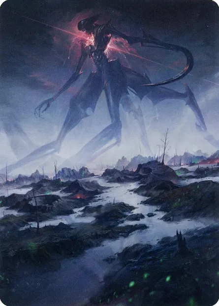 Swamp // Swamp, carte Magic ABRO 50 — extension The Brothers' War Art Series