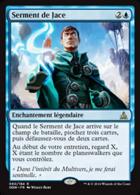 Serment de Jace, carte Magic OGW 60 — extension Le serment des Sentinelles