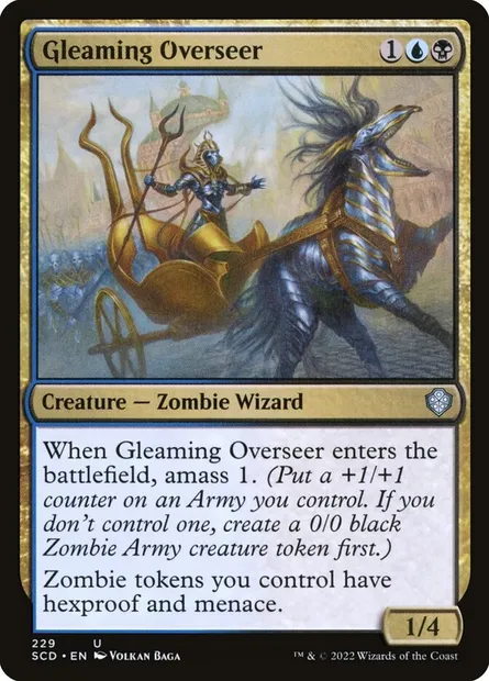 Gleaming Overseer, Magic card SCD 229 — Starter Commander Decks set