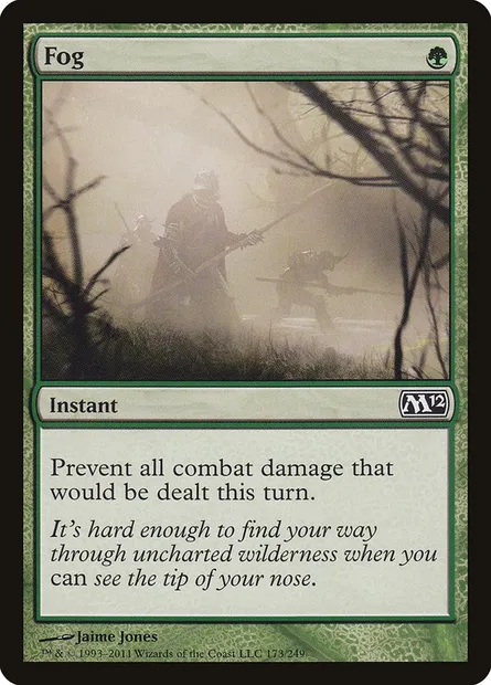 Fog, Magic card M12 173 — Magic 2012 set