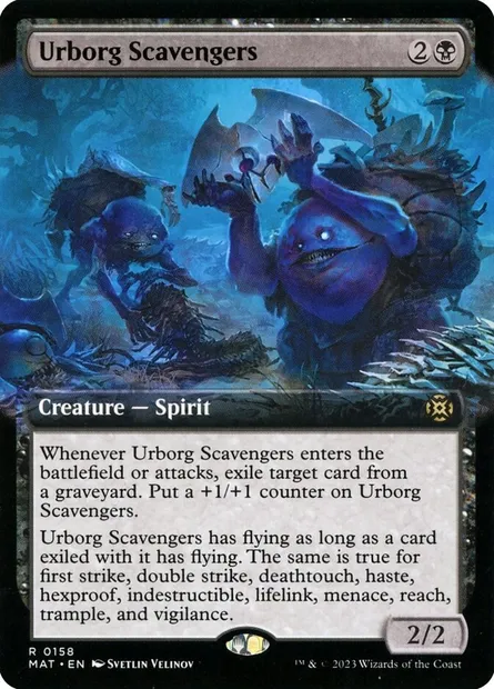Charognards d'Urborg, carte Magic MAT 158 — extension L'invasion des machines : le jour d'après