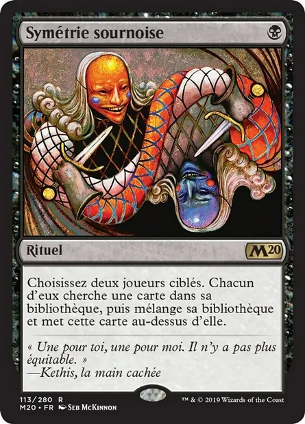 Symétrie sournoise, carte Magic M20 113 — extension Core Set 2020