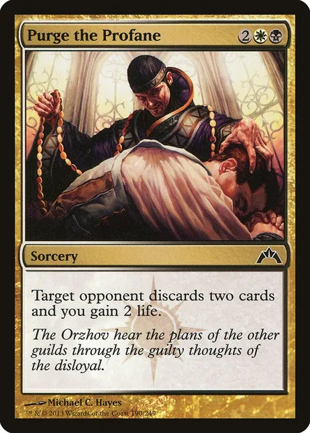 Purge the Profane, Magic card GTC 190 — Gatecrash set