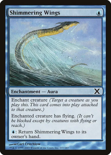 Shimmering Wings, Magic card 10E 107 — Tenth Edition set