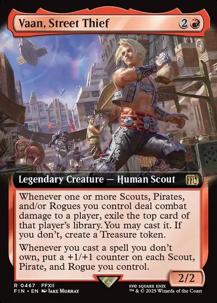 Vaan, Street Thief, Magic card FIN 467 — Final Fantasy set