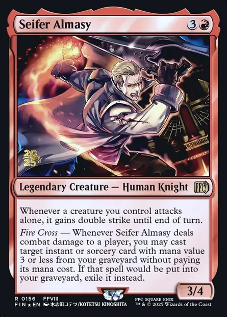 Seifer Almasy, Magic card PFIN 156s — Final Fantasy Promos set