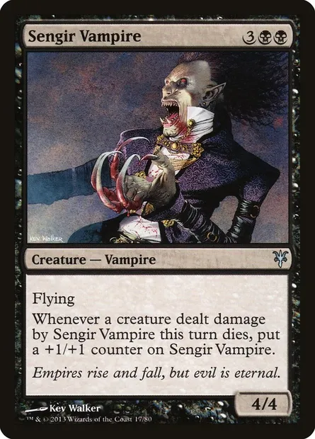 Vampire sengien, carte Magic DDK 17 — extension Duel Decks: Sorin vs. Tibalt