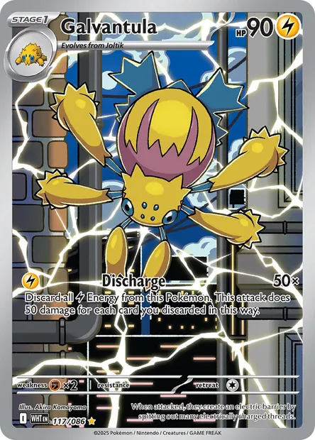 Galvantula, Pokémon card WHT 117 — White Flare set
