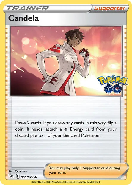 Candela, Pokémon card PGO 065 — Pokémon GO set