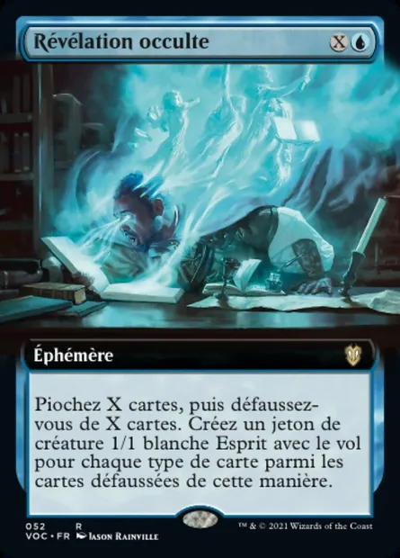 Révélation occulte, carte Magic VOC 52 — extension Crimson Vow Commander