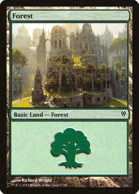Forêt, carte Magic DDM 87 — extension Duel Decks: Jace vs. Vraska