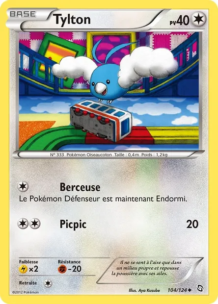 Tylton, carte Pokémon DRX 104 — extension Dragons Éxaltés