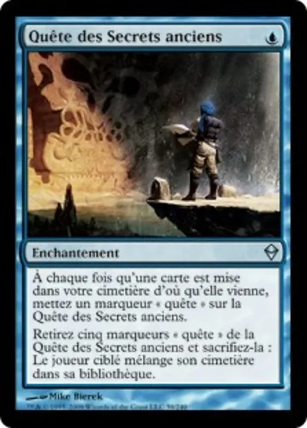 Quête des Secrets anciens, carte Magic ZEN 59 — extension Zendikar