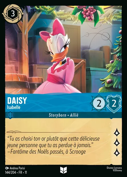 Daisy - Isabelle, carte Disney Lorcana CH11-144 — extension Givresort