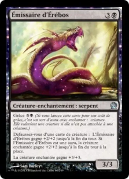 Émissaire d'Érébos, carte Magic THS 86 — extension Theros