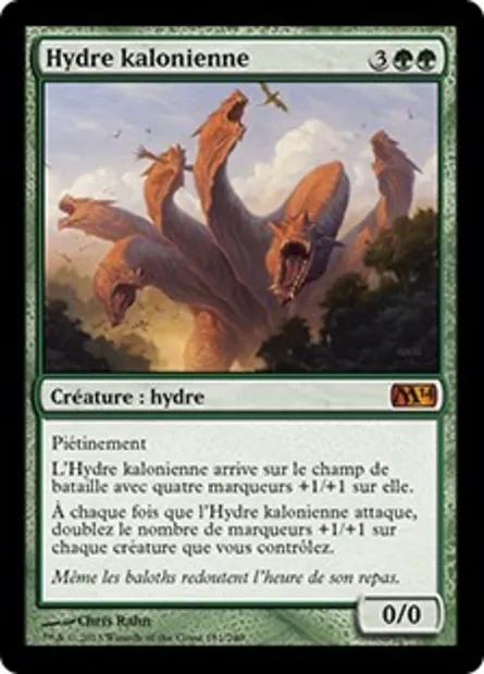 Hydre kalonienne, carte Magic M14 181 — extension Magic 2014