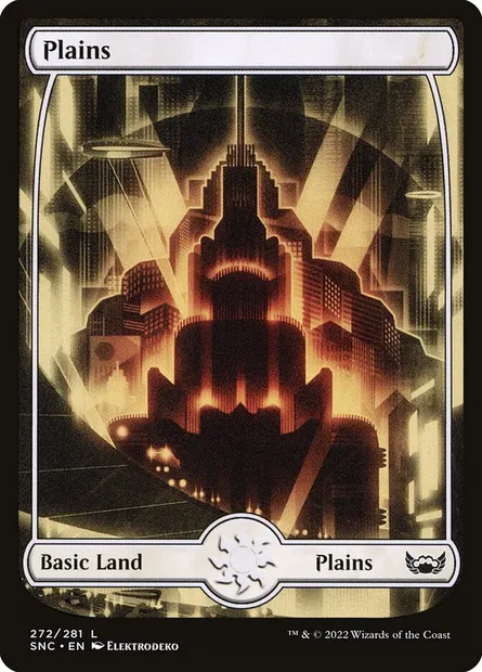 Plains, Magic card SNC 272 — Streets of New Capenna set