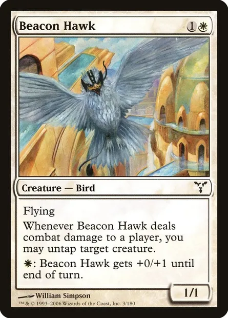 Beacon Hawk, Magic card DIS 3 — Dissension set