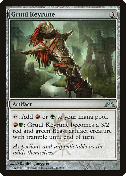 Gruul Keyrune, Magic card GTC 230 — Gatecrash set