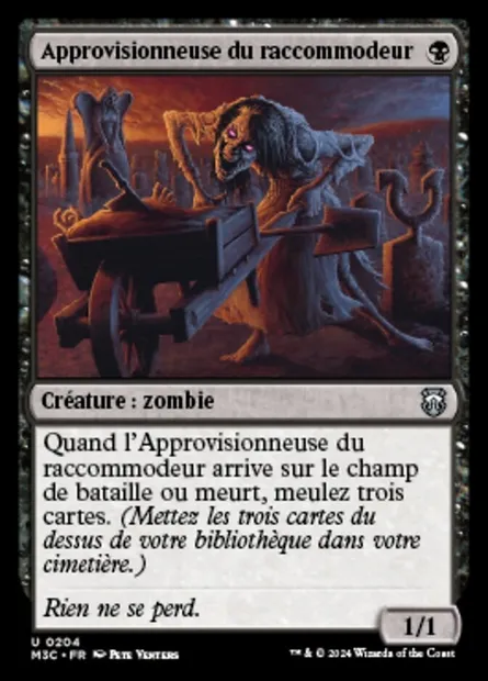 Approvisionneuse du raccommodeur, carte Magic M3C 204 — extension Modern Horizons 3 Commander