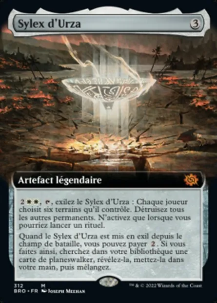 Sylex d'Urza, carte Magic BRO 312 — extension La Guerre Fratricide