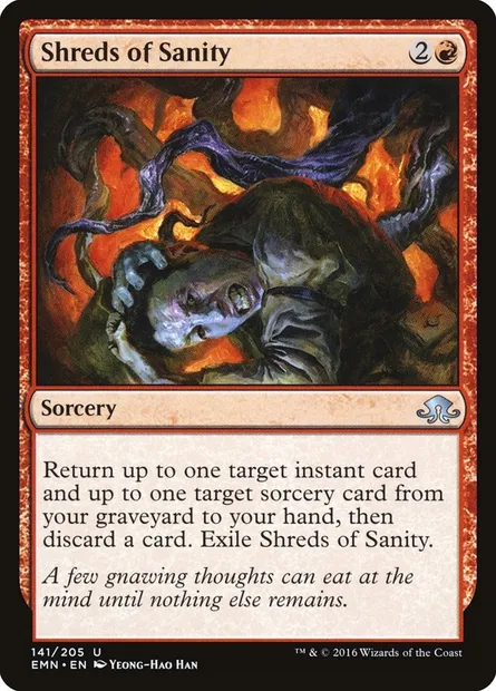 Shreds of Sanity, Magic card EMN 141 — Eldritch Moon set