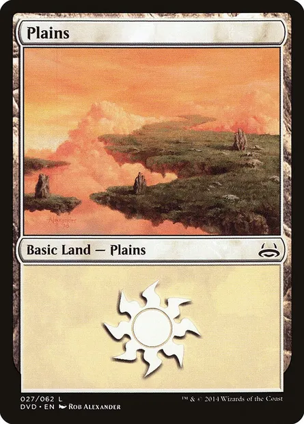 Plains, Magic card DVD 27 — Duel Decks Anthology: Divine vs. Demonic set