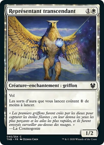 Représentant transcendant, carte Magic THB 40 — extension Theros Beyond Death