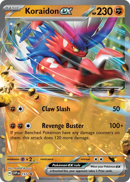 Koraidon ex, Pokémon card PR-SV 197 — SVP Black Star Promos set