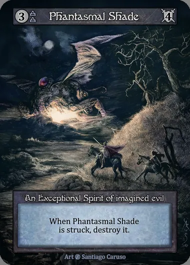 Phantasmal Shade, carte Sorcery BET 120 — extension Beta